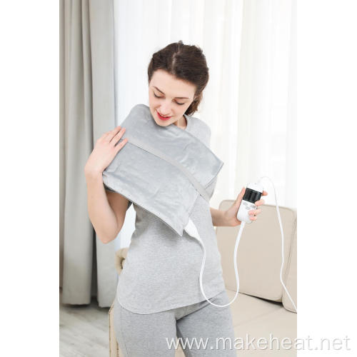 UL Approved Moist/Dry Body Heating Pad with LCD Display 8 Heat Settings 6 Timer Settings for Muscle Stiffness